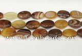 CAA4677 15.5 inches 18*25mm oval banded agate beads wholesale