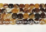 CAA4749 15.5 inches 16*16mm square banded agate beads wholesale