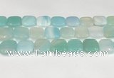 CAA4769 15.5 inches 20*20mm square banded agate beads wholesale