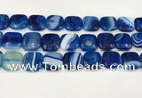 CAA4770 15.5 inches 20*20mm square banded agate beads wholesale