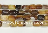 CAA4813 15.5 inches 15*20mm rectangle banded agate beads wholesale