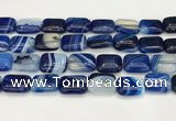 CAA4818 15.5 inches 15*20mm rectangle banded agate beads wholesale