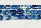 CAA4826 15.5 inches 18*25mm rectangle banded agate beads wholesale