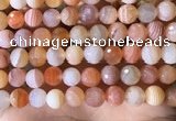 CAA4857 15.5 inches 10mm faceted round botswana agate beads