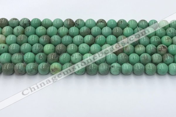 CAA4870 15.5 inches 6mm round grass agate beads wholesale