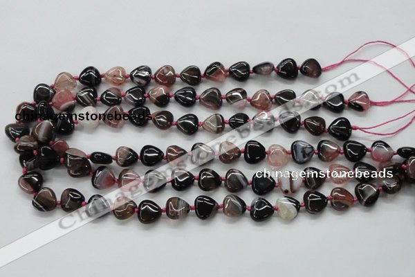 CAA492 15.5 inches 12*12mm heart agate druzy geode beads