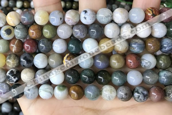 CAA4922 15.5 inches 8mm round ocean agate beads wholesale