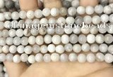 CAA4928 15.5 inches 6mm round grey agate beads wholesale