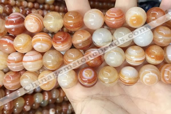 CAA4954 15.5 inches 14mm round Madagascar agate beads wholesale