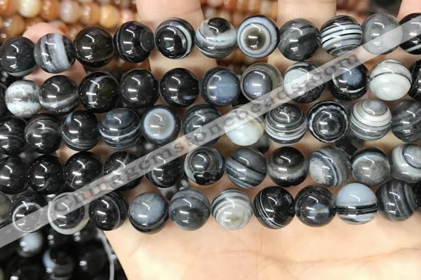 CAA4959 15.5 inches 8mm round Madagascar agate beads wholesale