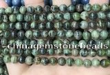 CAA4965 15.5 inches 6mm round green dendritic agate beads