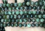 CAA4966 15.5 inches 8mm round green dendritic agate beads