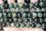 CAA4968 15.5 inches 12mm round green dendritic agate beads