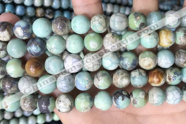 CAA4971 15.5 inches 10mm round agate gemstone beads wholesale