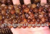 CAA5057 15.5 inches 10mm round dragon veins agate beads wholesale