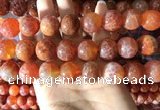 CAA5077 15.5 inches 18mm round red dragon veins agate beads