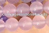 CAA5082 15.5 inches 8mm round purple agate beads wholesale