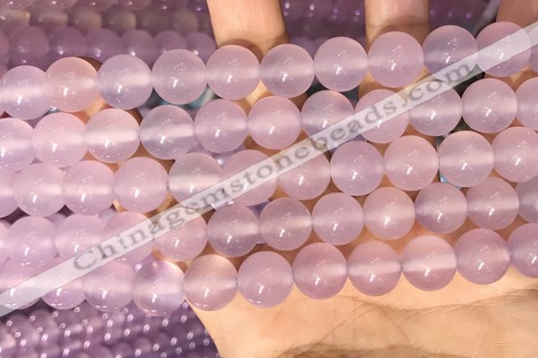 CAA5084 15.5 inches 12mm round purple agate beads wholesale