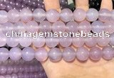 CAA5085 15.5 inches 14mm round purple agate beads wholesale