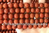CAA5101 15.5 inches 10mm round red agate gemstone beads