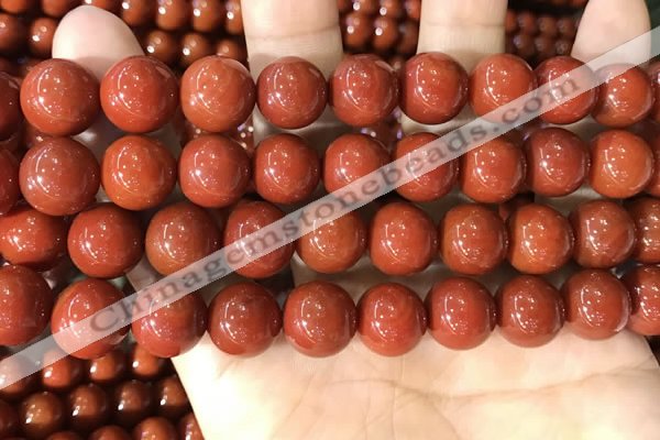 CAA5103 15.5 inches 14mm round red agate gemstone beads