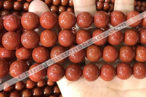 CAA5104 15.5 inches 16mm round red agate gemstone beads