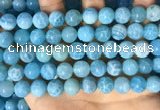 CAA5144 15.5 inches 10mm round dragon veins agate beads wholesale