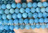 CAA5145 15.5 inches 12mm round dragon veins agate beads wholesale