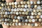 CAA5256 15.5 inches 6mm round dendrite agate beads wholesale