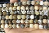 CAA5257 15.5 inches 8mm round dendrite agate beads wholesale