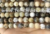CAA5259 15.5 inches 12mm round dendrite agate beads wholesale