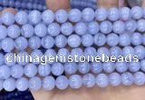 CAA5278 15.5 inches 10mm round natural blue lace agate beads