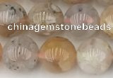 CAA5282 15.5 inches 10mm round sakura agate gemstone beads