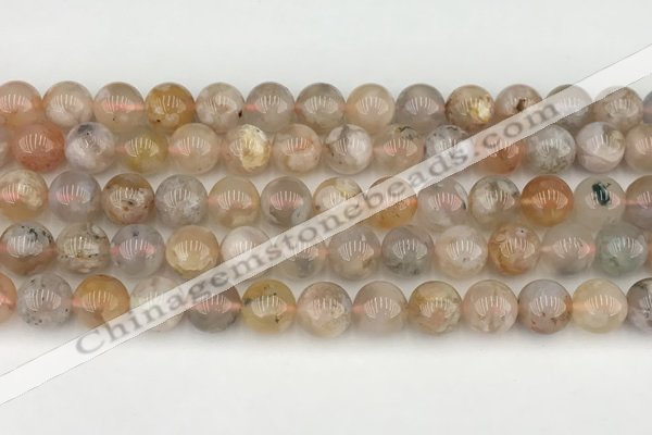 CAA5282 15.5 inches 10mm round sakura agate gemstone beads