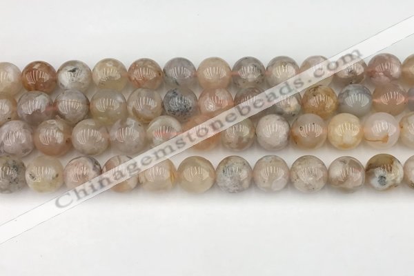 CAA5283 15.5 inches 12mm round sakura agate gemstone beads