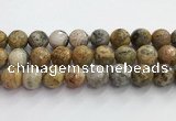 CAA5294 15.5 inches 12mm faceted round crazy lace agate beads wholesale