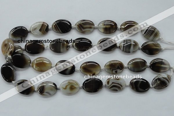 CAA531 15.5 inches 22*30mm oval madagascar agate gemstone beads