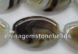 CAA532 15.5 inches 24*34mm flat drum madagascar agate beads