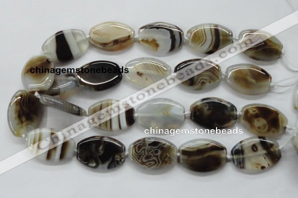 CAA532 15.5 inches 24*34mm flat drum madagascar agate beads