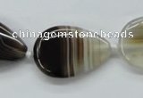 CAA533 15.5 inches 20*30mm flat teardrop madagascar agate beads