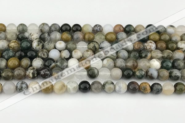 CAA5330 15.5 inches 6mm round ocean agate beads wholesale