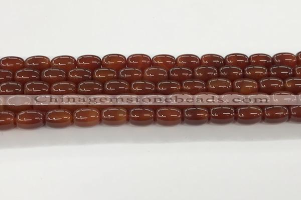 CAA5352 15.5 inches 10*14mm drum agate gemstone beads