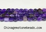 CAA5370 15.5 inches 10*12mm - 11*16mm faceted nuggets agate beads