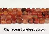 CAA5373 15.5 inches 10*12mm - 11*16mm faceted nuggets agate beads