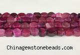 CAA5375 15.5 inches 10*12mm - 11*16mm faceted nuggets agate beads