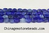CAA5379 15.5 inches 10*12mm - 11*16mm faceted nuggets agate beads