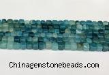 CAA5383 15.5 inches 6*7mm - 8*8mm nuggets agate gemstone beads