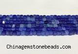 CAA5384 15.5 inches 6*7mm - 8*8mm nuggets agate gemstone beads