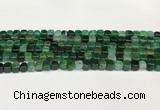 CAA5386 15.5 inches 6*7mm - 8*8mm nuggets agate gemstone beads