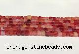 CAA5387 15.5 inches 6*7mm - 8*8mm nuggets agate gemstone beads
